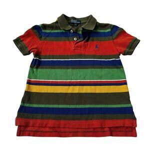 Polo Ralph Lauren Multicolor Color Blocked Polo Shirt Boy's Size 5 | 44-51